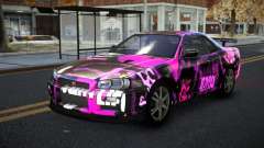 Nissan Skyline R34 Calosca S13 для GTA 4