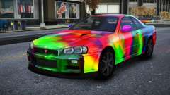 Nissan Skyline R34 Owyna S14 для GTA 4
