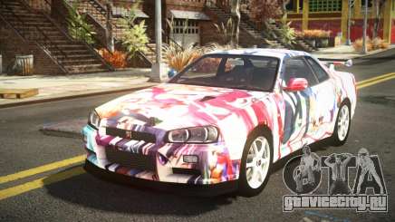 Nissan Skyline R34 Nehgan S2 для GTA 4
