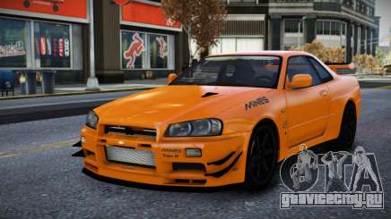 Nissan Skyline R34 Getasonor для GTA 4