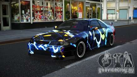 Nissan Skyline R33 Risic S10 для GTA 4
