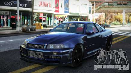 Nissan Skyline R34 Iwuq для GTA 4