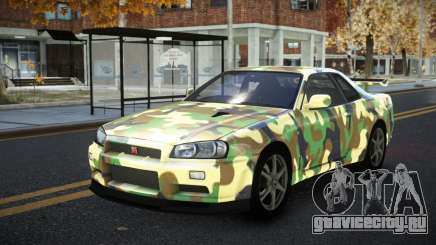 Nissan Skyline R34 Calosca S12 для GTA 4