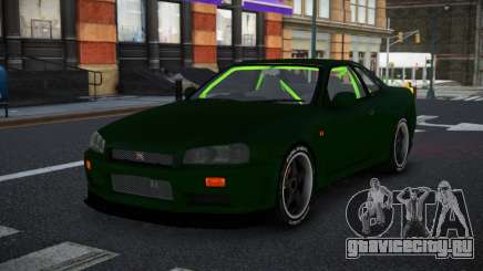Nissan Skyline R34 Uwah для GTA 4