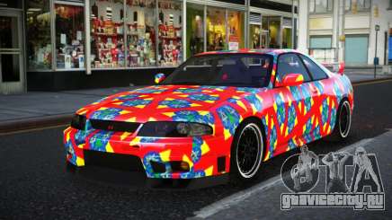 Nissan Skyline R33 Risic S1 для GTA 4