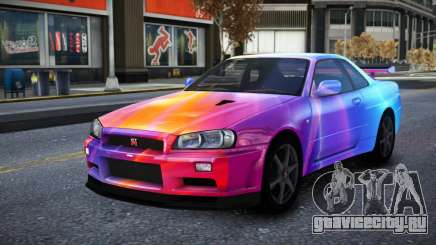 Nissan Skyline R34 Owyna S8 для GTA 4