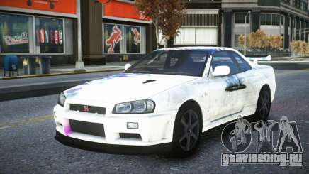 Nissan Skyline R34 Owyna S11 для GTA 4
