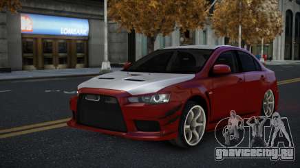 Mitsubishi Lancer Evolution X Fackam для GTA 4