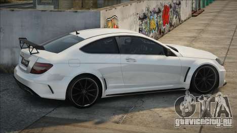 Mercedes-Benz C63 AMG White для GTA San Andreas