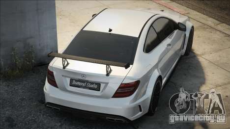Mercedes-Benz C63 AMG White для GTA San Andreas