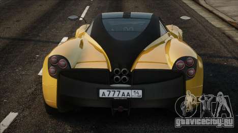 Pagani Huayra Yellow для GTA San Andreas
