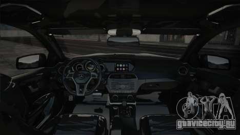 Mercedes-Benz C63 AMG White для GTA San Andreas