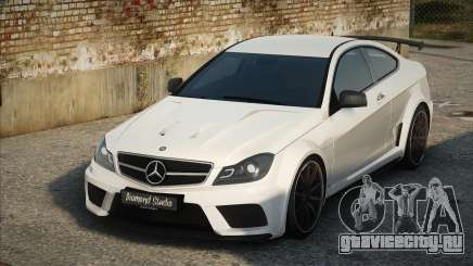 Mercedes-Benz C63 AMG White для GTA San Andreas