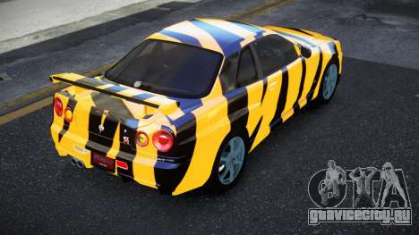 Nissan Skyline R34 Jashra S14 для GTA 4