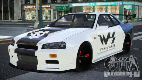 Nissan Skyline R34 Tardu для GTA 4