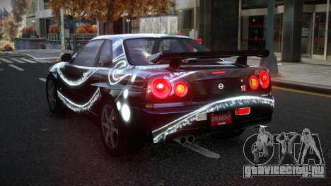 Nissan Skyline R34 Olasin S11 для GTA 4