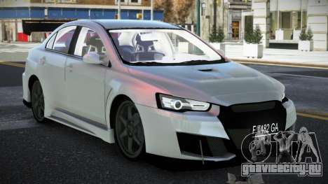 Mitsubishi Lancer Evolution X Wuxepamoz для GTA 4