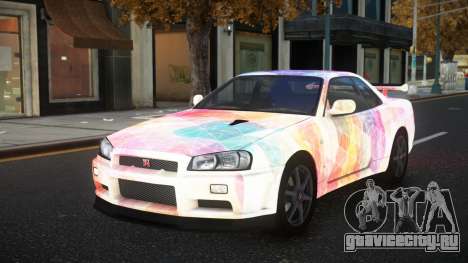 Nissan Skyline R34 Olasin S12 для GTA 4