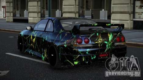Nissan Skyline R33 GT-R Baslly S11 для GTA 4