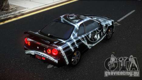 Nissan Skyline R34 Olasin S11 для GTA 4