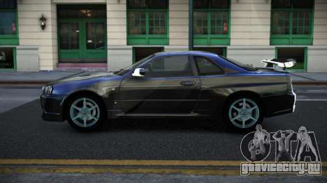 Nissan Skyline R34 Jashra S3 для GTA 4