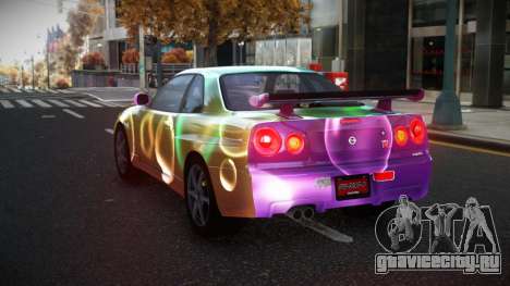 Nissan Skyline R34 Olasin S3 для GTA 4
