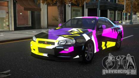 Nissan Skyline R34 Olasin S2 для GTA 4