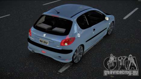 Peugeot 206 Zevhari для GTA 4