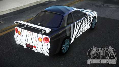 Nissan Skyline R34 Jashra S3 для GTA 4