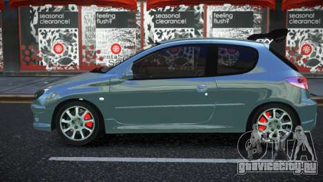Peugeot 206 Cuxen для GTA 4