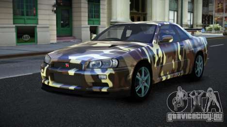 Nissan Skyline R34 Jashra S7 для GTA 4