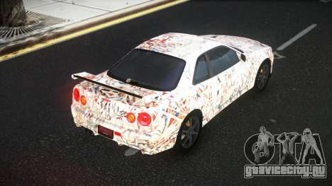 Nissan Skyline R34 Olasin S1 для GTA 4
