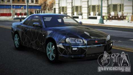 Nissan Skyline R34 Jashra S4 для GTA 4