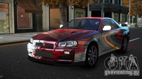 Nissan Skyline R34 Olasin S10 для GTA 4