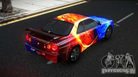 Nissan Skyline R34 Olasin S6 для GTA 4
