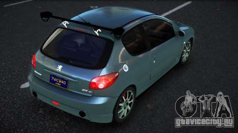 Peugeot 206 Cuxen для GTA 4