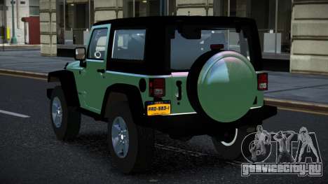 Jeep Wrangler Qobufuqe для GTA 4