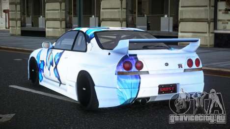 Nissan Skyline R33 GT-R Baslly S2 для GTA 4