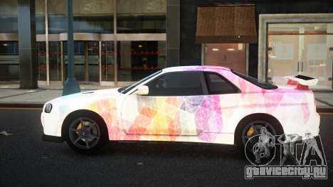 Nissan Skyline R34 Olasin S12 для GTA 4