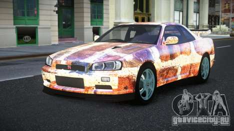 Nissan Skyline R34 Jashra S6 для GTA 4
