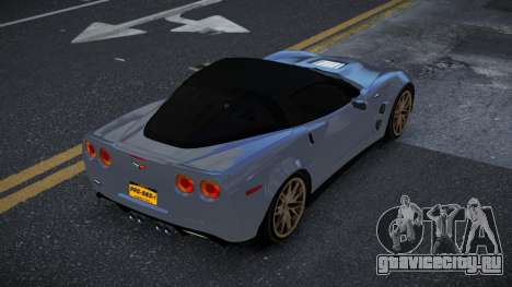 Chevrolet Corvette Pozpuce для GTA 4