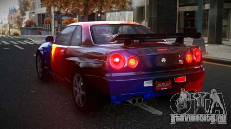 Nissan Skyline R34 Olasin S6 для GTA 4
