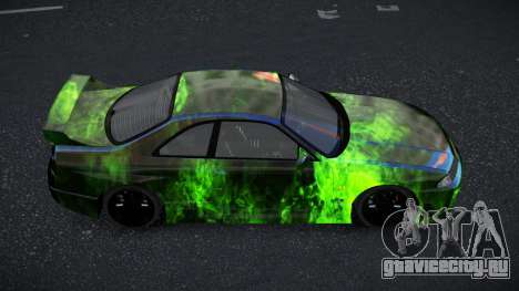 Nissan Skyline R33 GT-R Baslly S14 для GTA 4