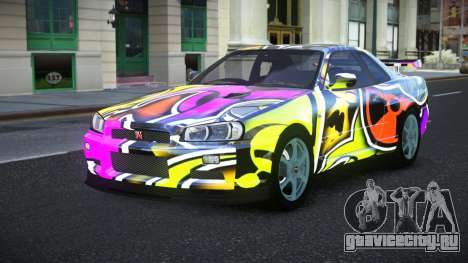 Nissan Skyline R34 Jashra S10 для GTA 4
