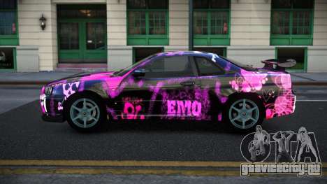 Nissan Skyline R34 Jashra S13 для GTA 4
