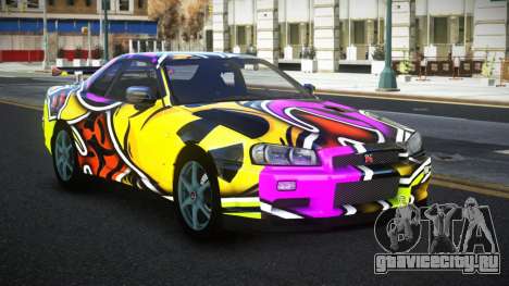Nissan Skyline R34 Jashra S10 для GTA 4