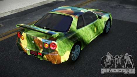 Nissan Skyline R34 Jashra S9 для GTA 4