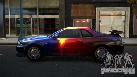 Nissan Skyline R34 Olasin S6 для GTA 4