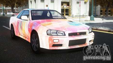 Nissan Skyline R34 Olasin S12 для GTA 4