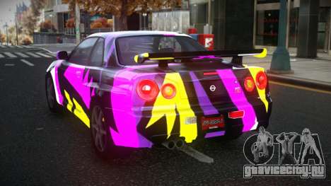 Nissan Skyline R34 Olasin S2 для GTA 4